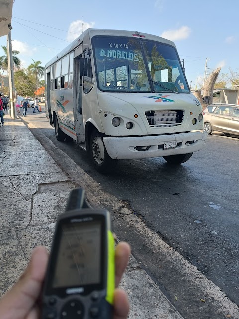 evidencia de nuestro transporte con el dispositivo Garmin
